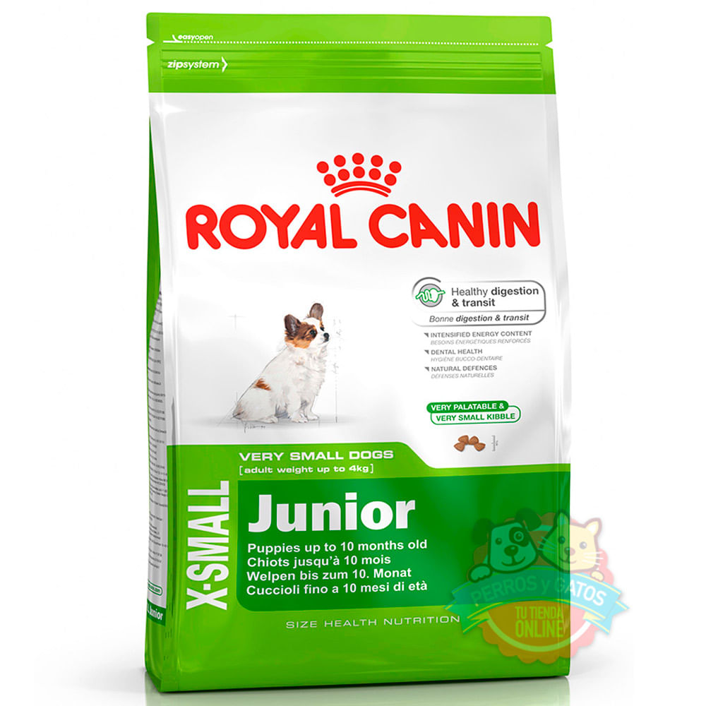 acero Guinness Llorar Royal canin x-small junior - PerrosyGatosOnline
